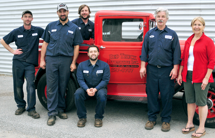 Staff at Red Truck Automotive